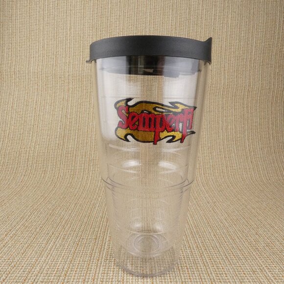 Tervis United States Marine Corps (USMC) Semper Fi Travel Cup Black Lid 24 oz - Picture 3 of 15